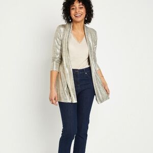 Chico's | Metallic Cardigan